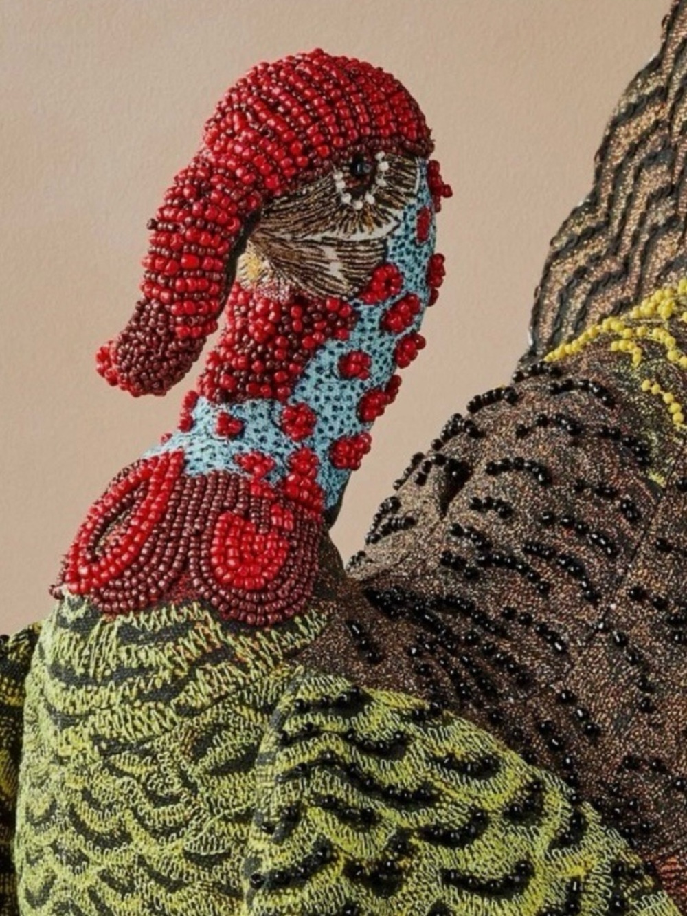 John Derian for Target Beaded Turkey Pillow - Picture 8 of 10